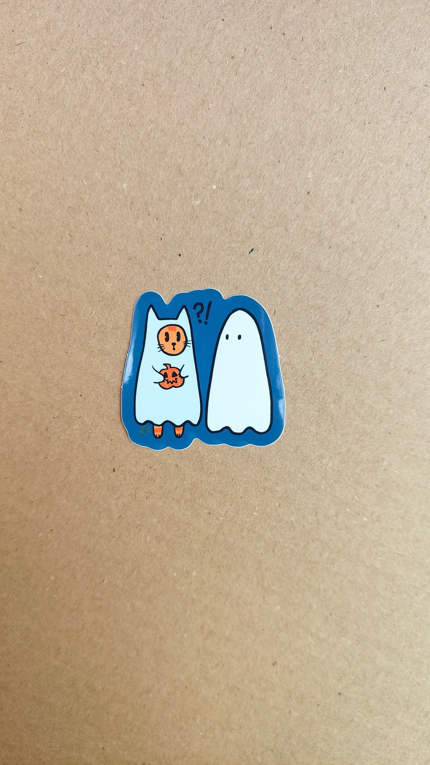 Wholesale Real Spook Ghost Cat Halloween - Vinyl Sticker - Wholesale Case of 6 Units