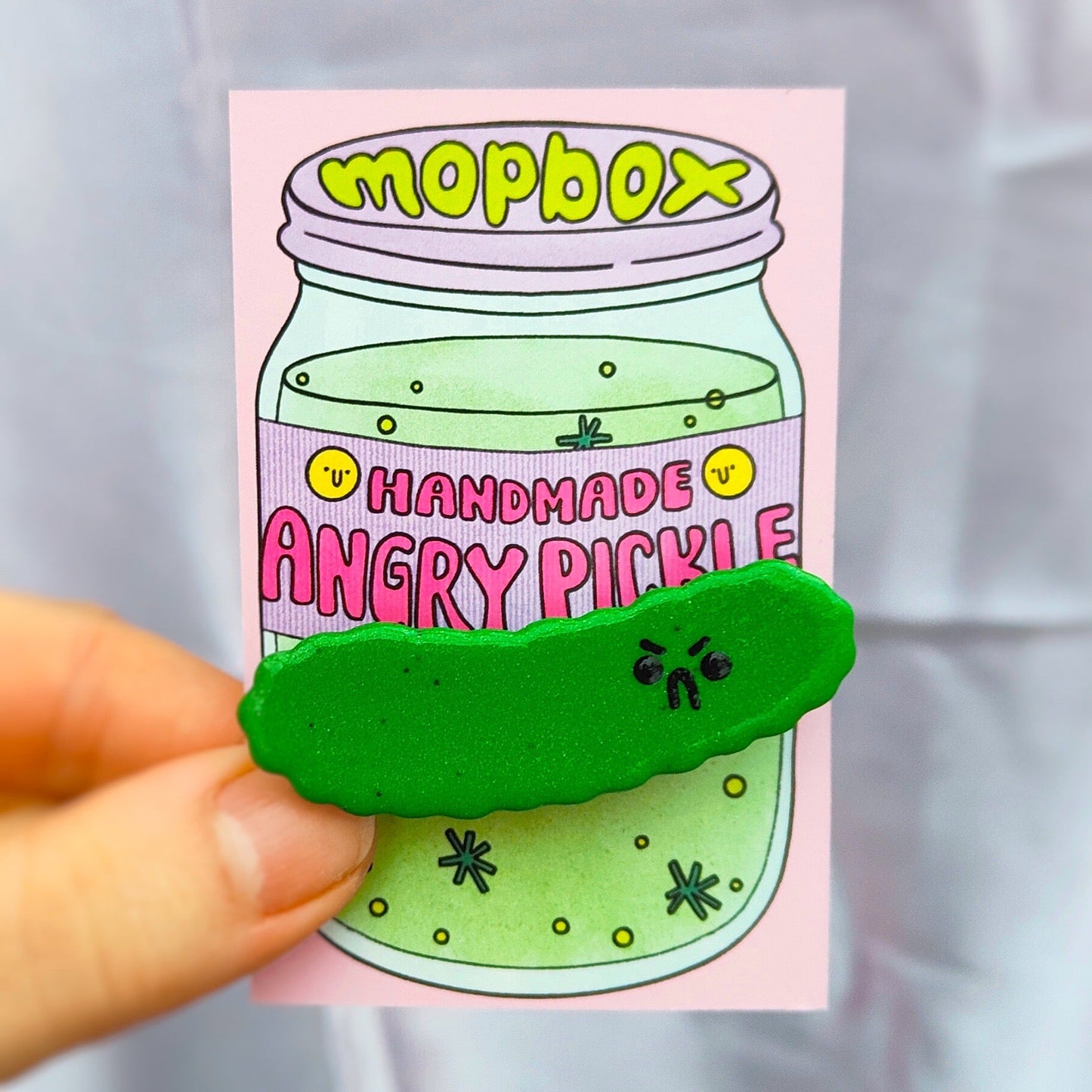 Pickle Handmade Pin Badge - Pickle Gang