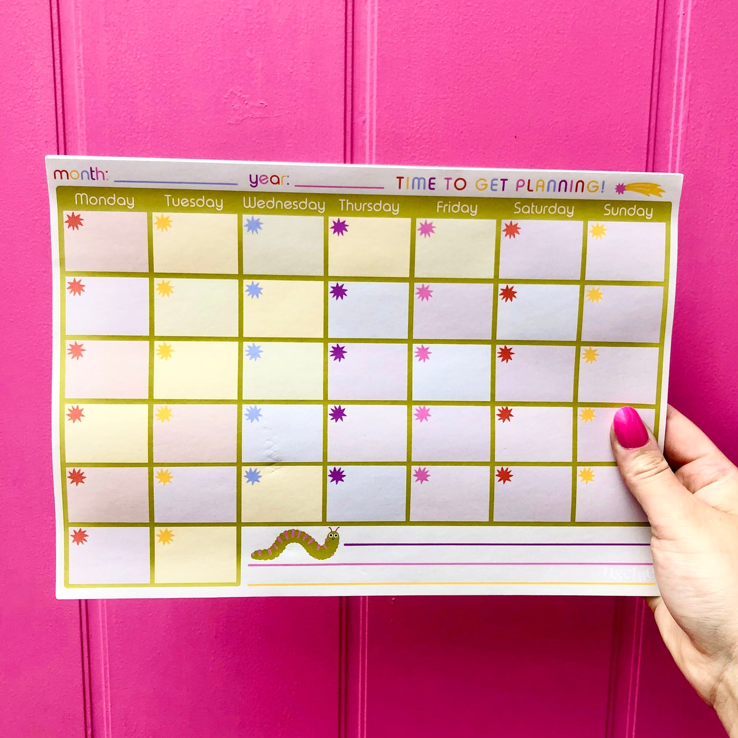 Monthly Planner/ Calendar