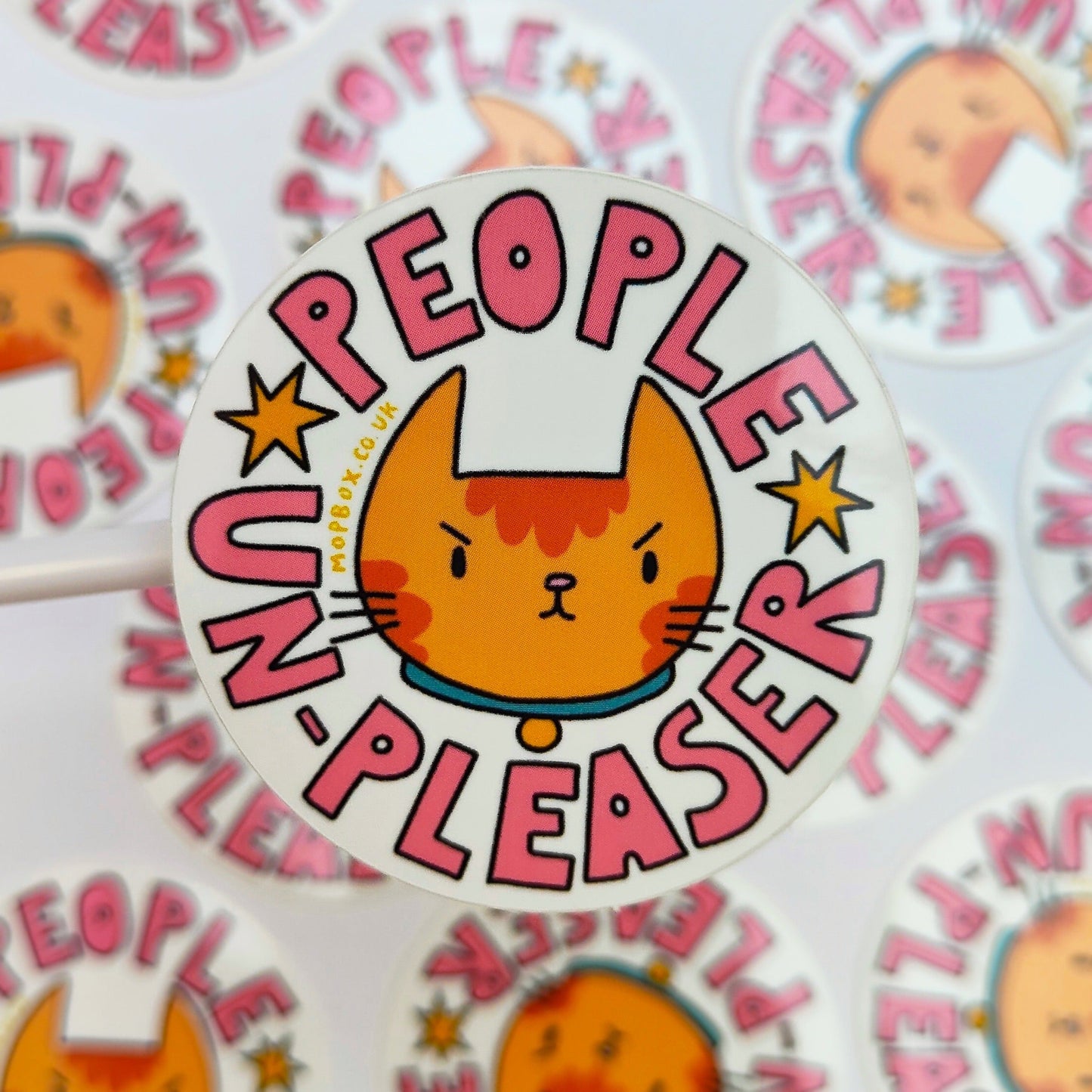 People Un-pleaser Grumpy Cat - Vinyl Sticker - Wholesale Case of 6 Units