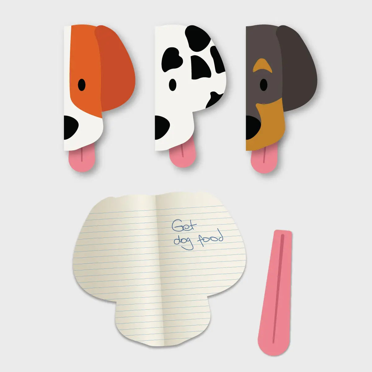 Dog Notebook With Book Mark