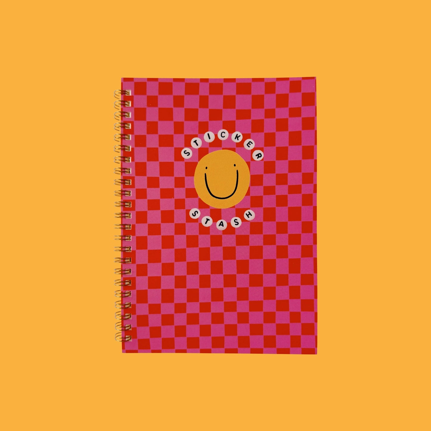 Sticker Stash - Checkerboard A5 Sticker Keeper