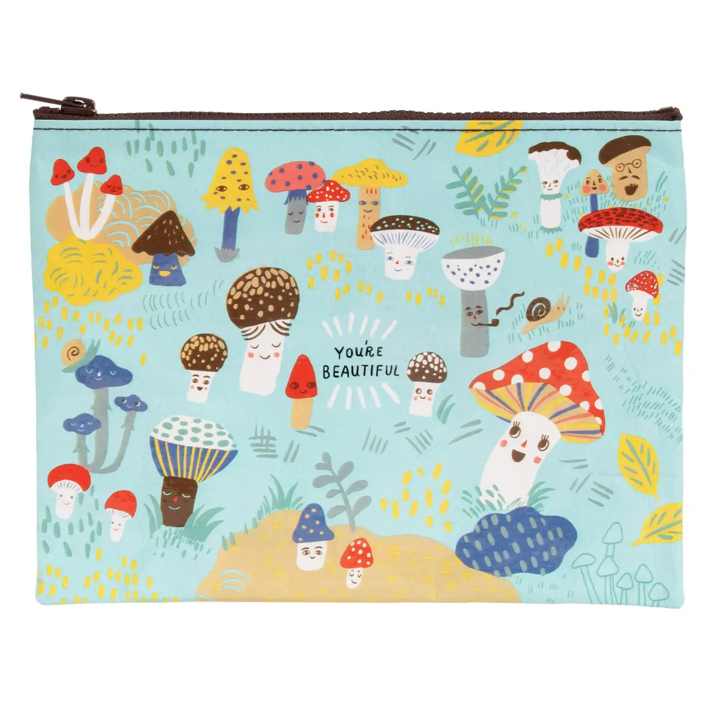 Cute Little Mushrooms Zipper Pouch