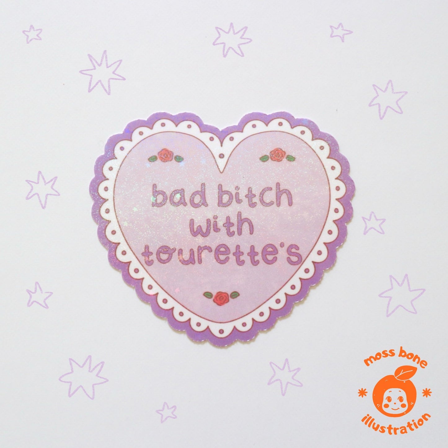 Bad Bitch Sticker - Purple