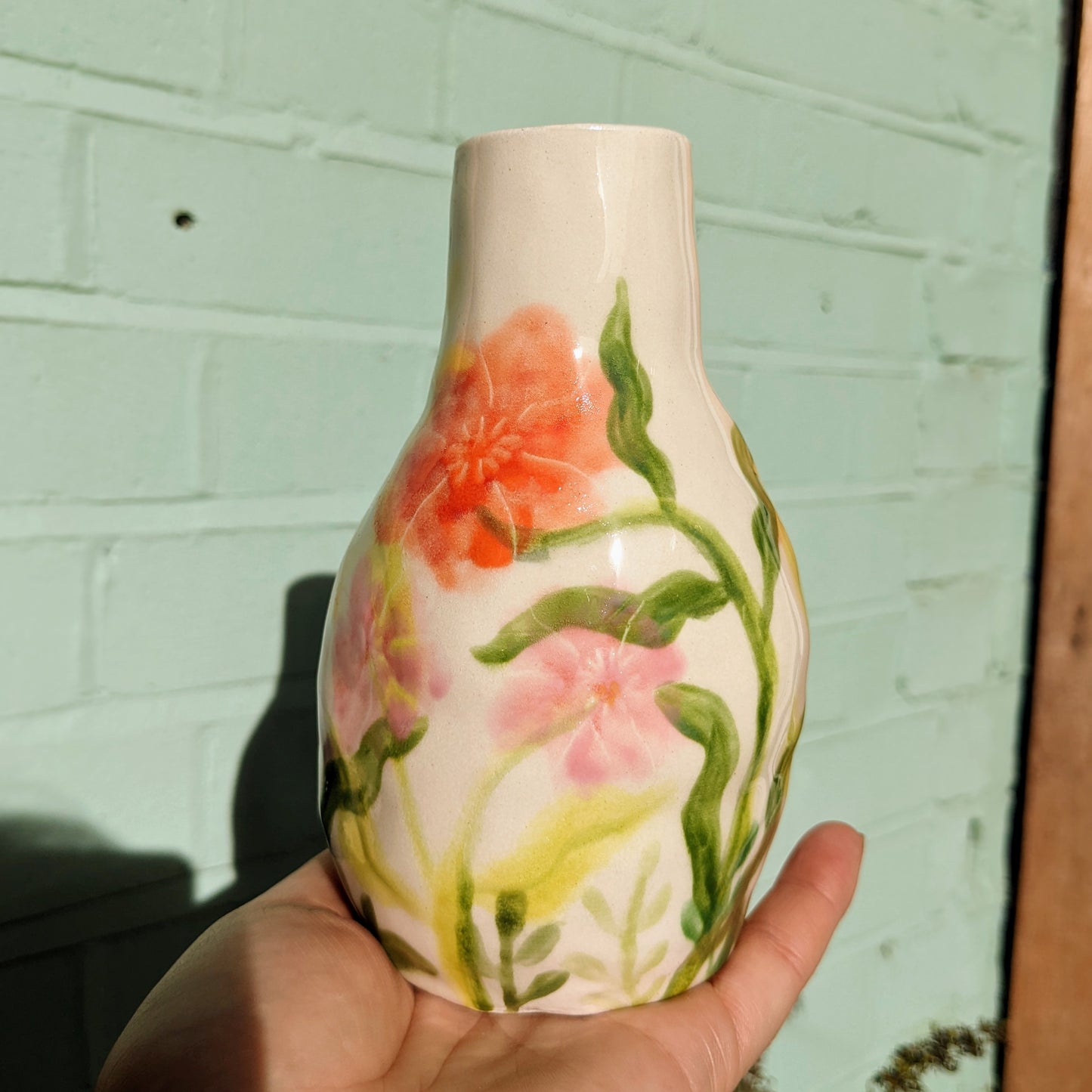 Handmade Wonky Flower Vase