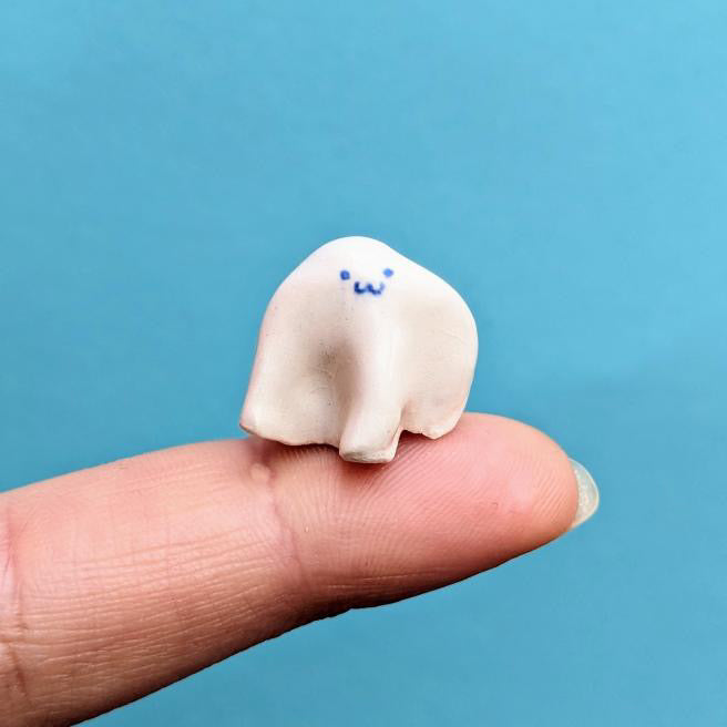 Teeny Tiny Ceramic Ghosts