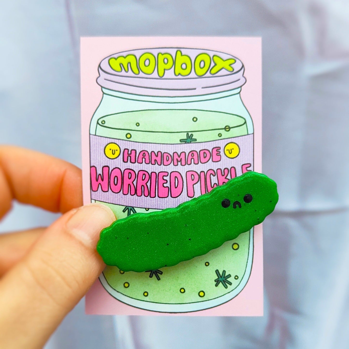 Pickle Handmade Pin Badge - Pickle Gang