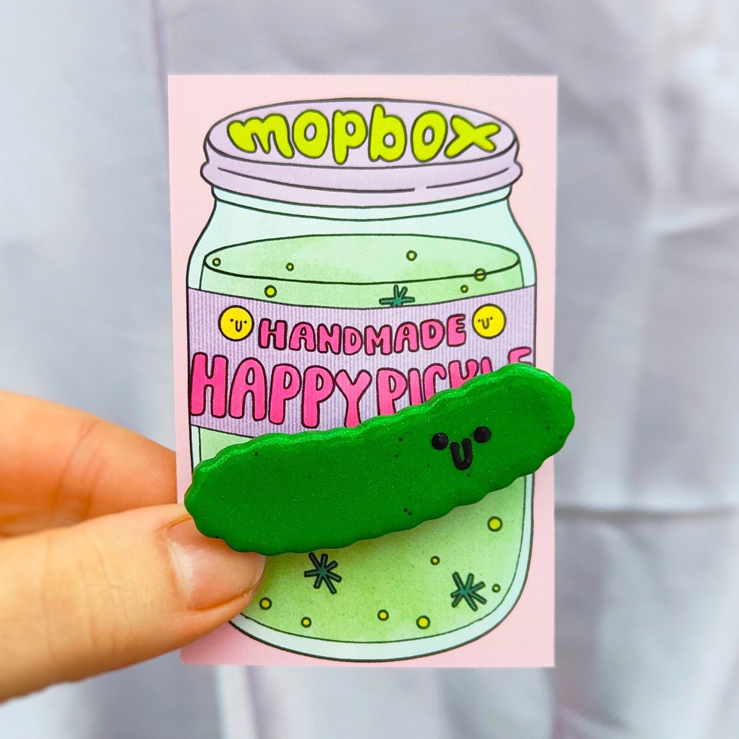 Pickle Handmade Pin Badge - Pickle Gang