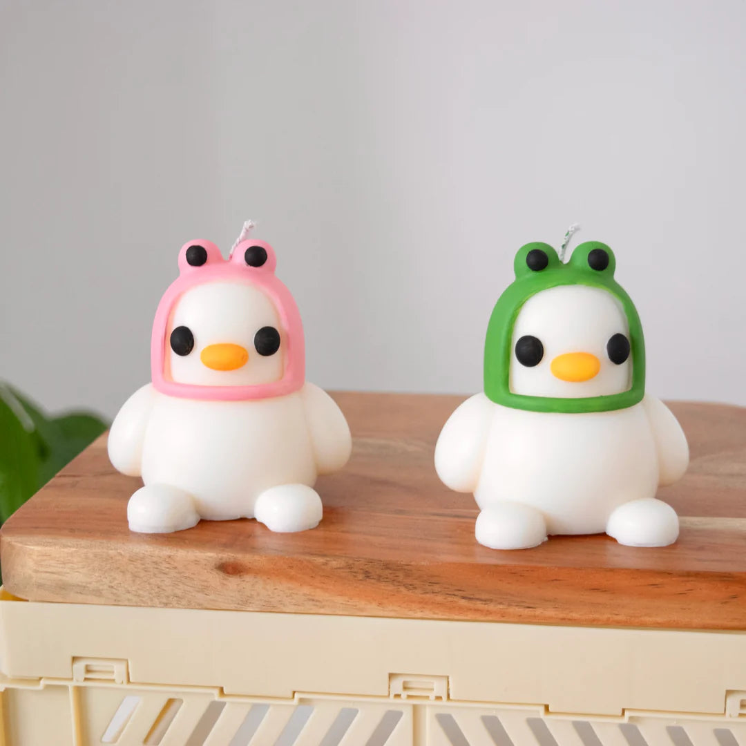 Duck with Froggy Hat