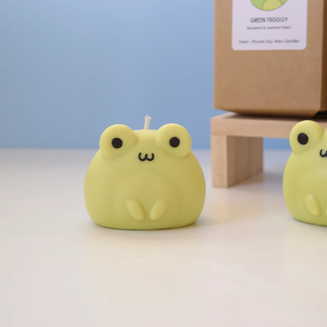 Round Froggy Soy Candle