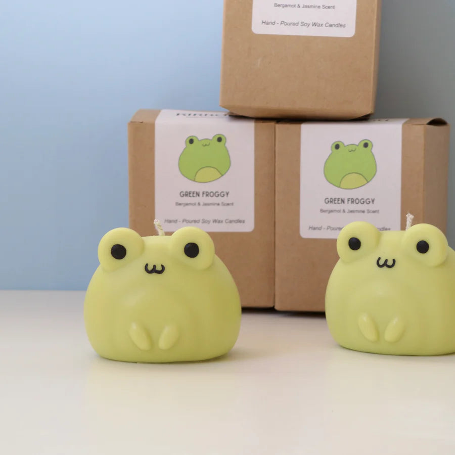 Round Froggy Soy Candle
