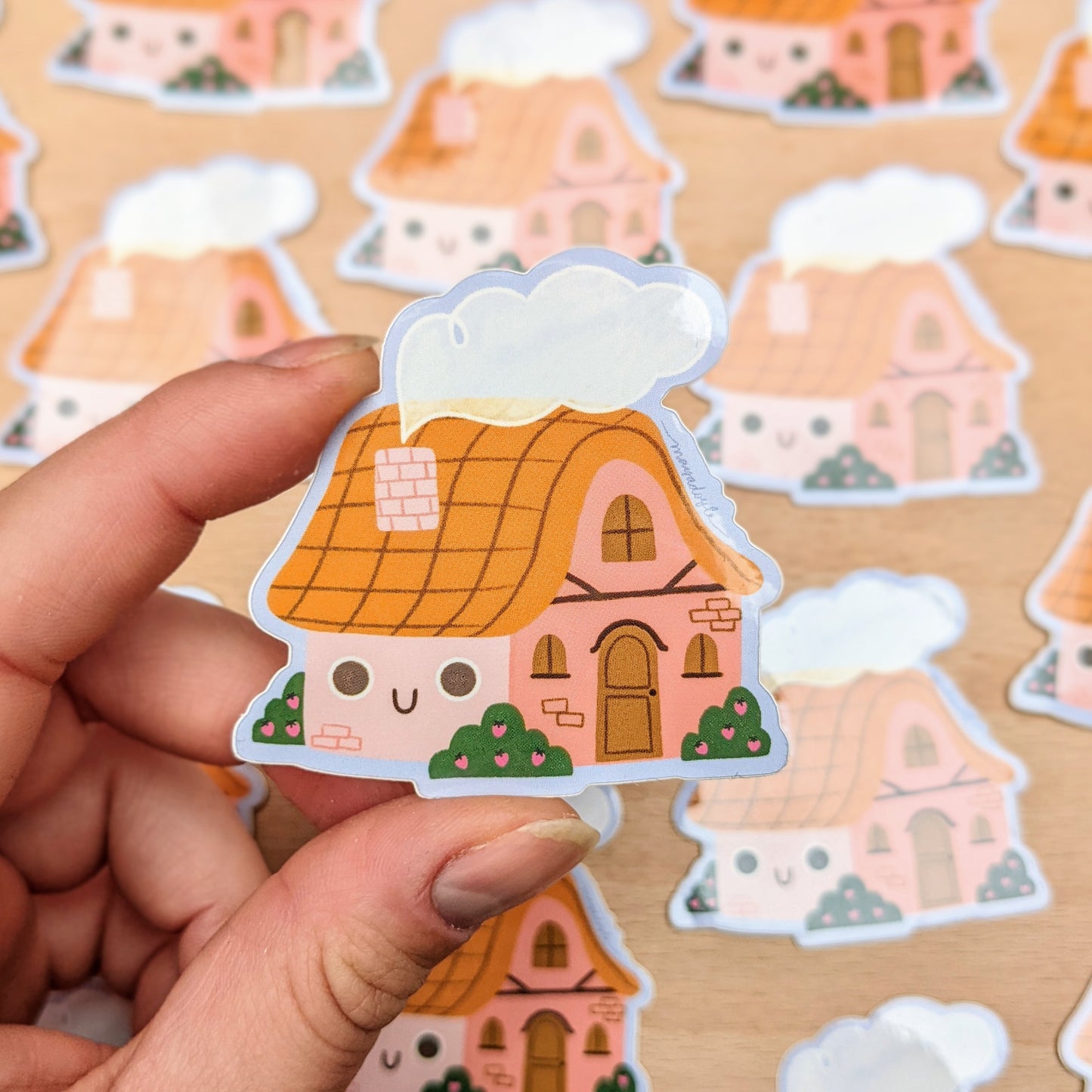 Cottage - Vinyl Sticker - Wholesale Case of 6 Units