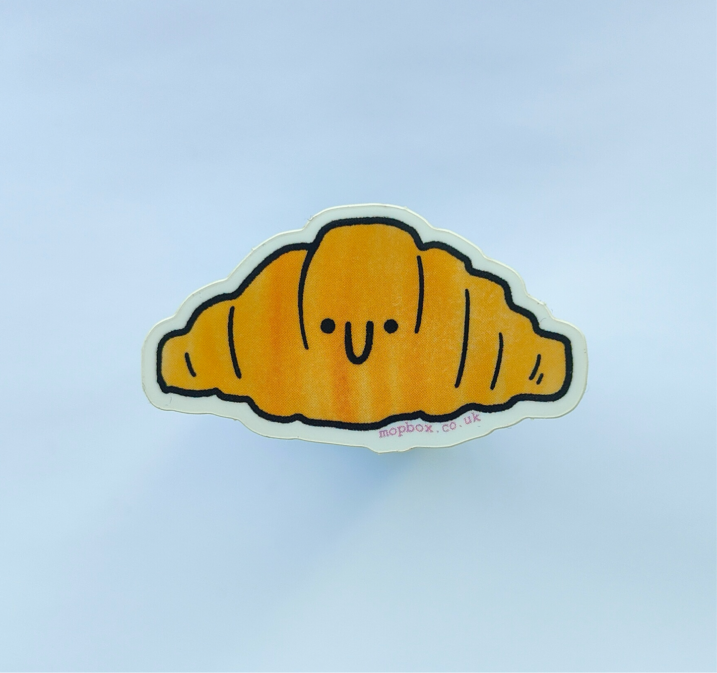Croissant - Vinyl Sticker - Wholesale Case of 6 Units