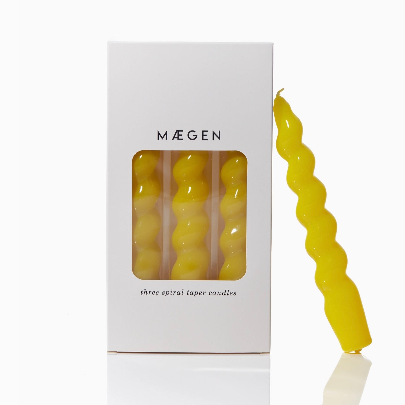 Yellow Wavy Candles