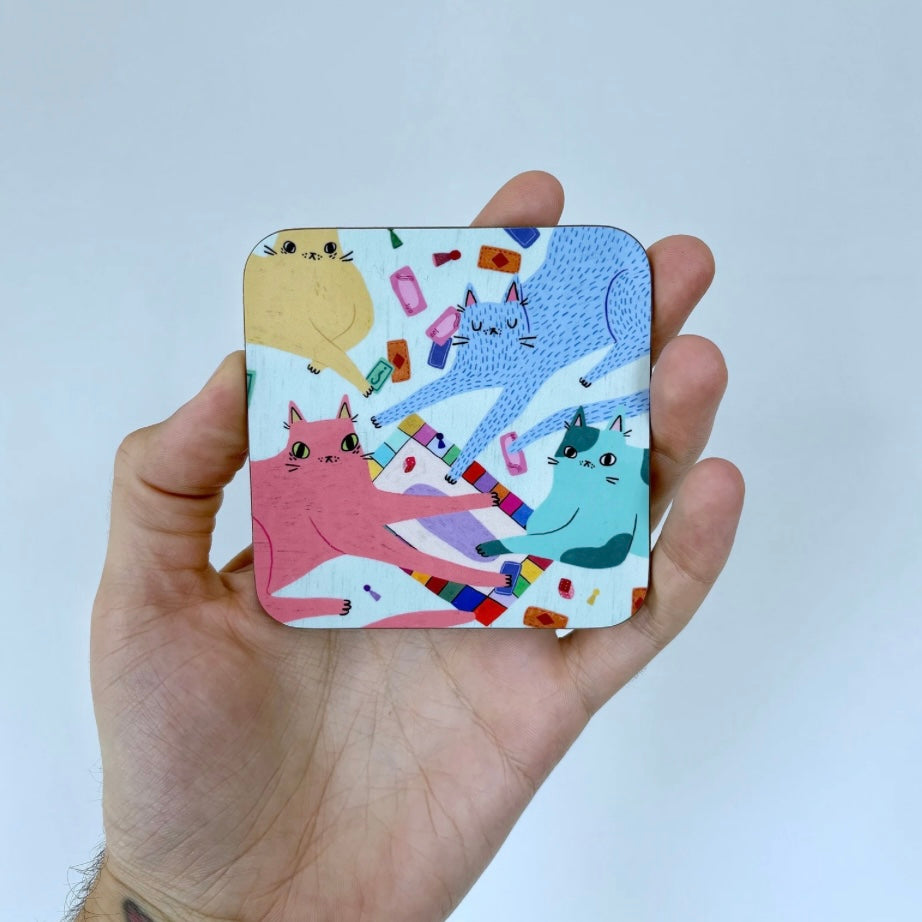 Cat Games Coaster
