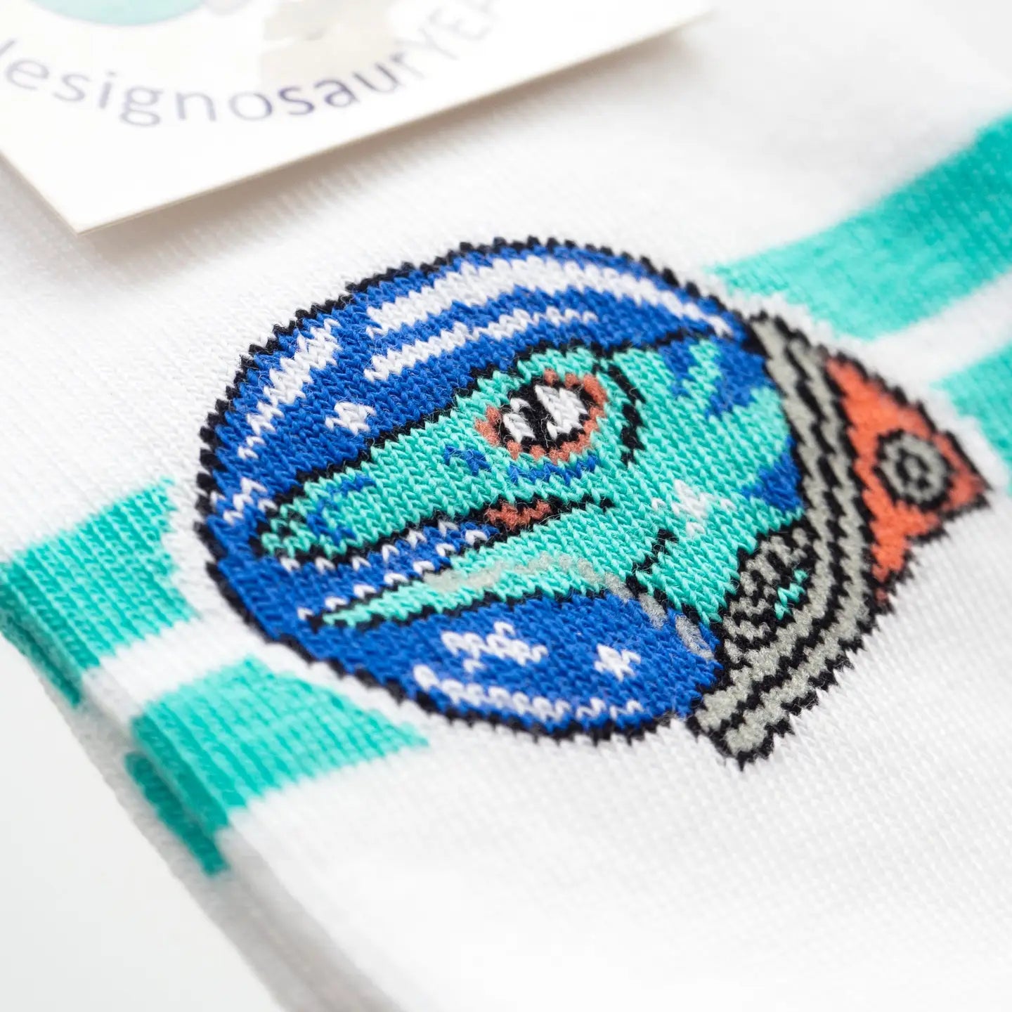 Space Velociraptor Astronaut Socks