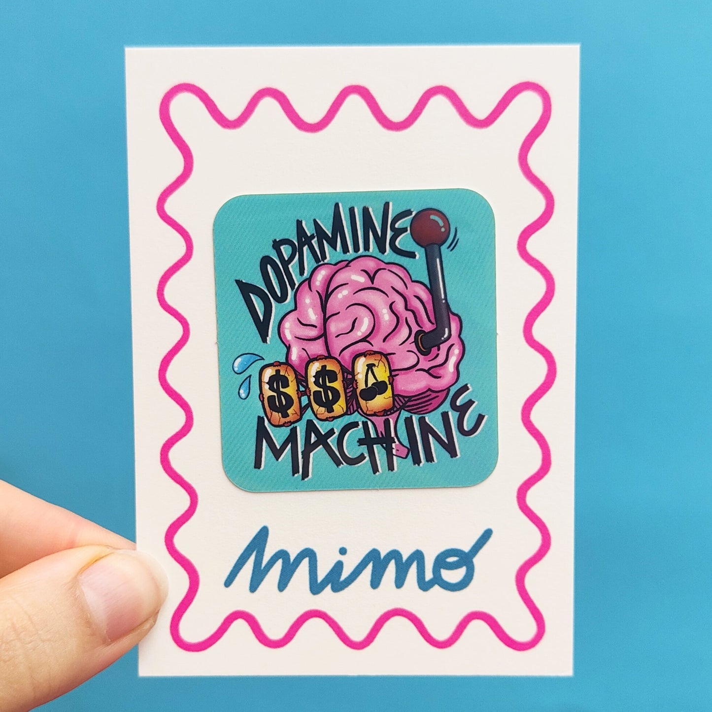 Dopamine Machine - Vinyl Sticker - Wholesale Case of 6 Units