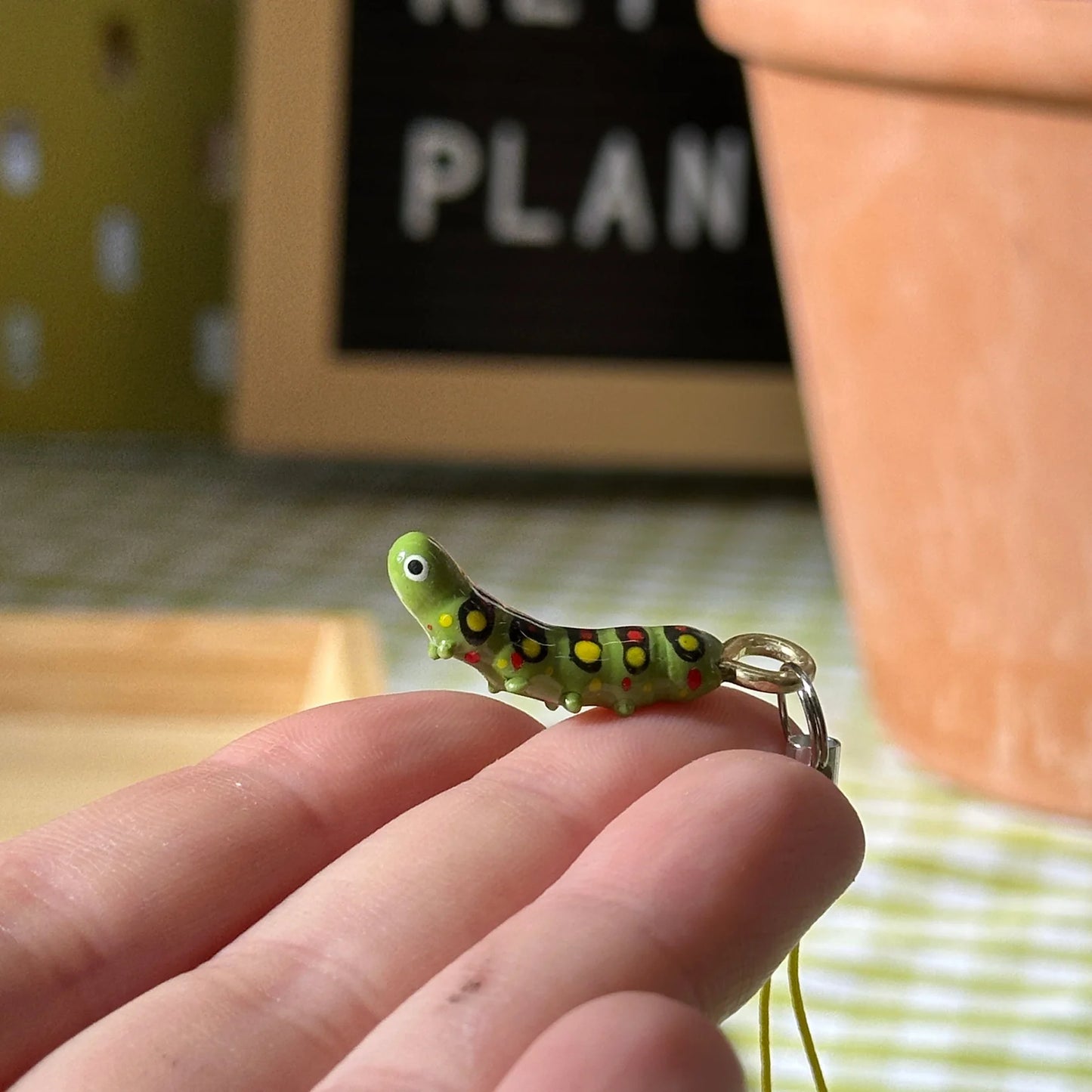 caterpillar tiny charms