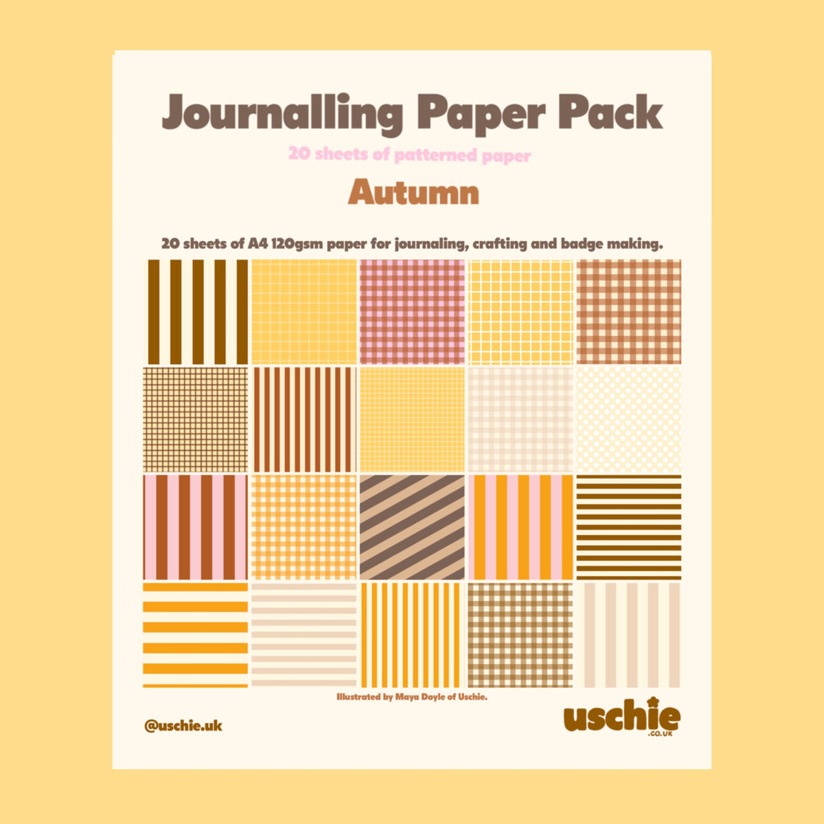 Journalling Paper Pack: Autumn