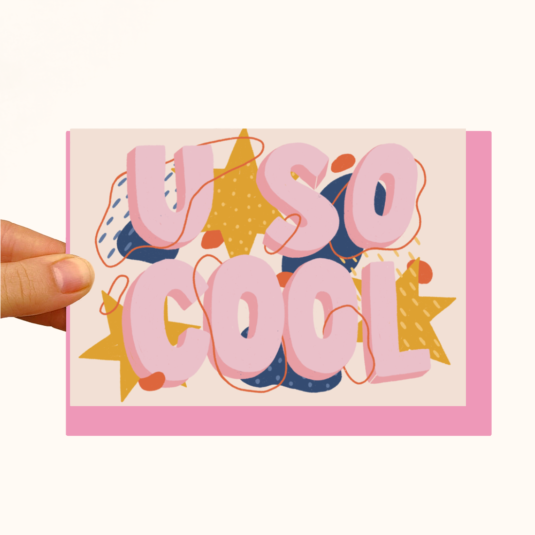So Cool - Pearlescent Friendship Card - WS Case of 6 Units