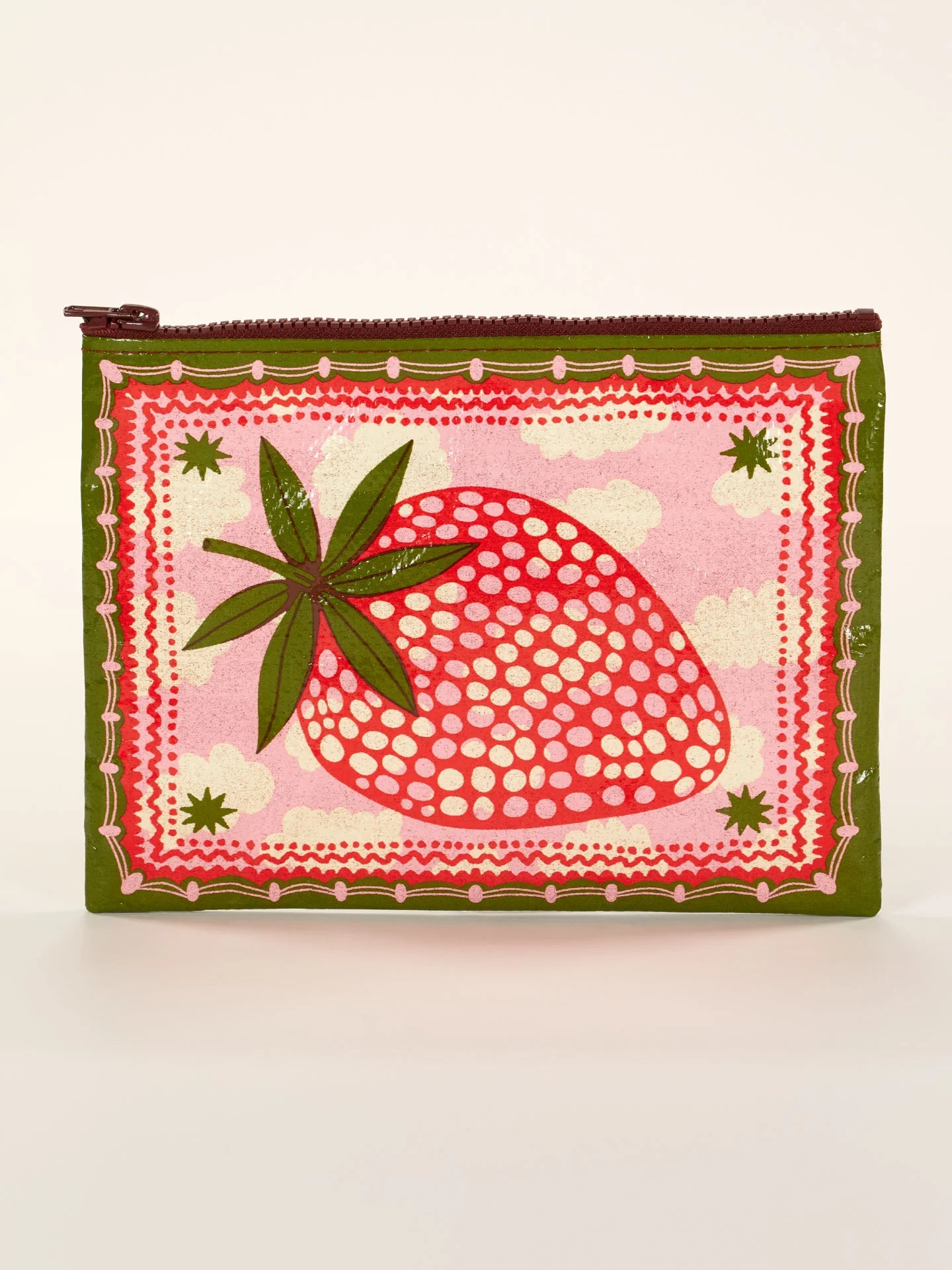 Recycled Material Large Storage Zip Pouch