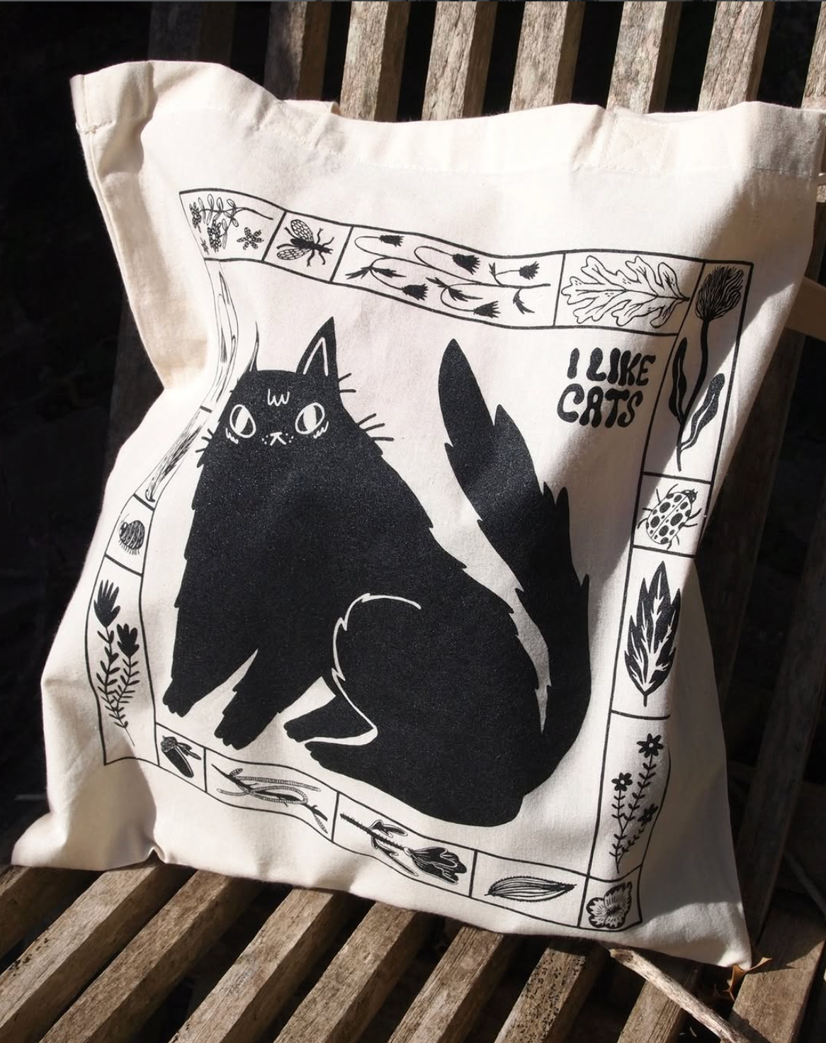 Black Cat Tote Bag