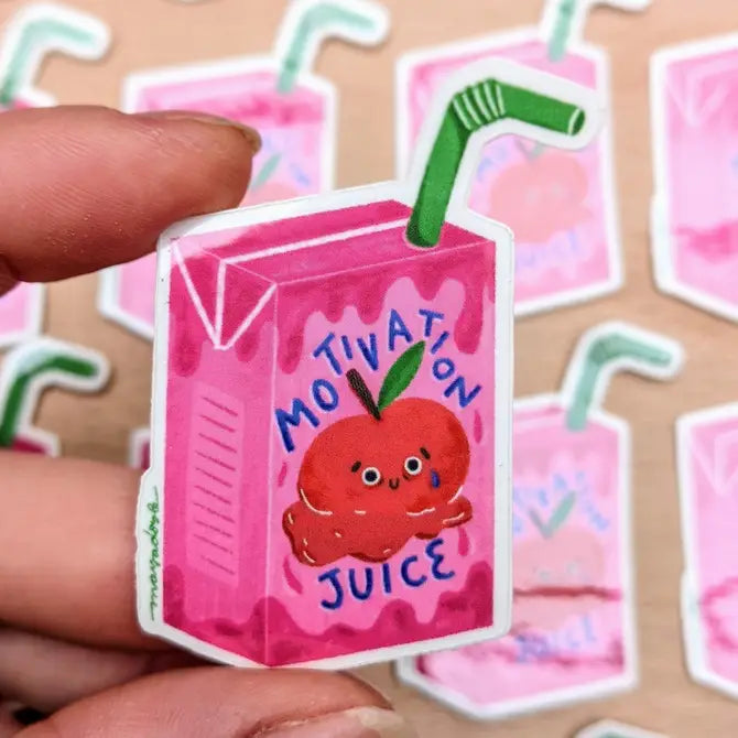 Motivation Juice Vinyl Sticker