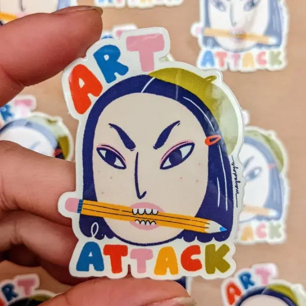 Art Attack Sticker