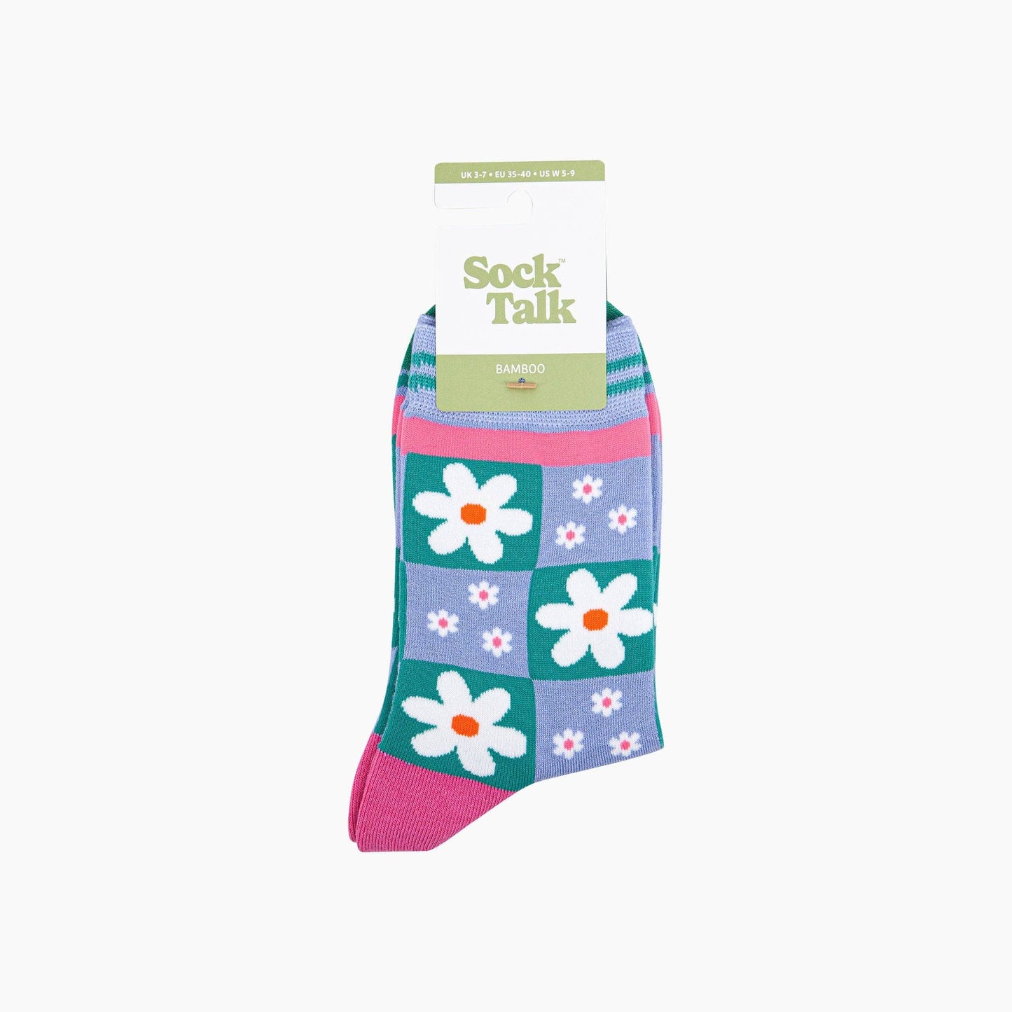 Blue Flower Socks