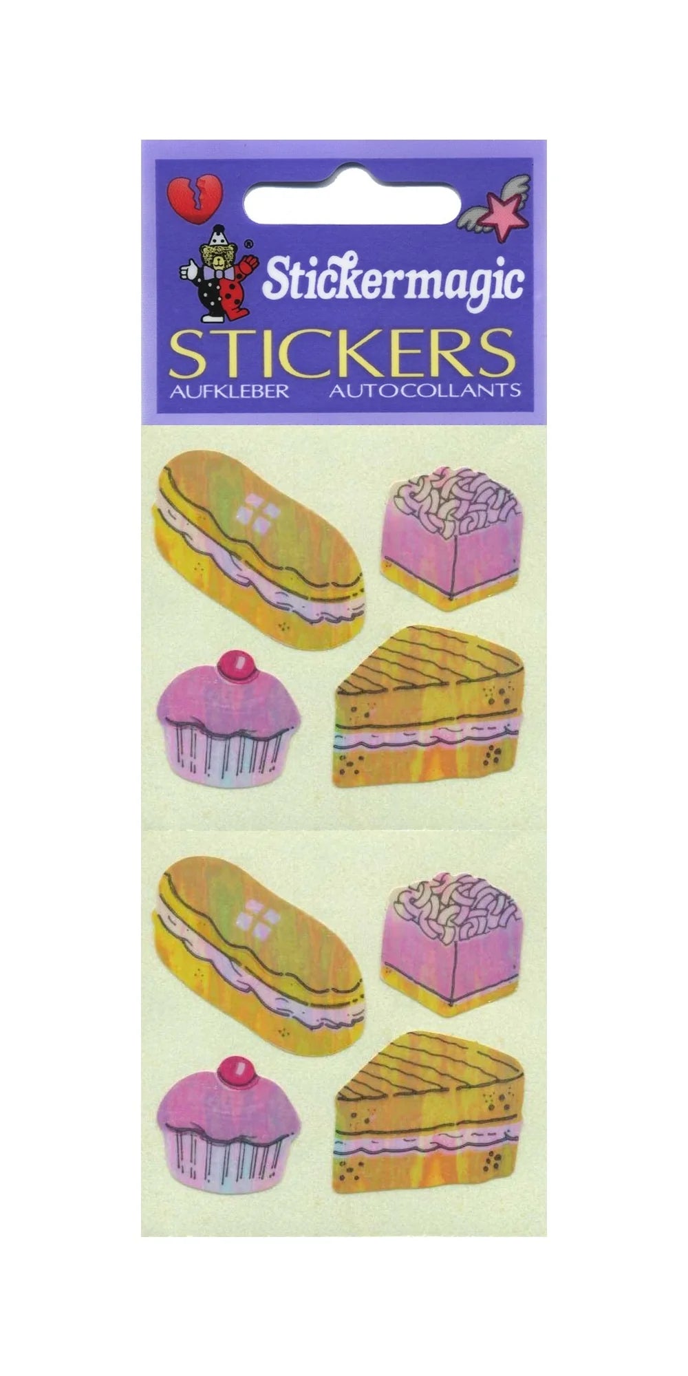 Cakes Pearly Sticker Sheet