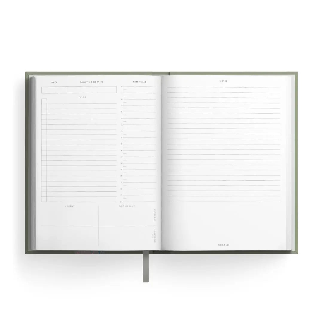 Abstract Patchwork A5 Daily Planner