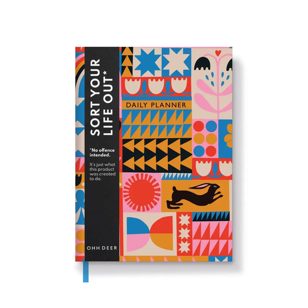 Abstract Patchwork A5 Daily Planner