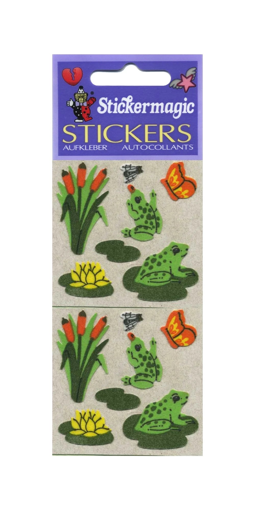 Frogs & Lili Pads Sticker Sheet