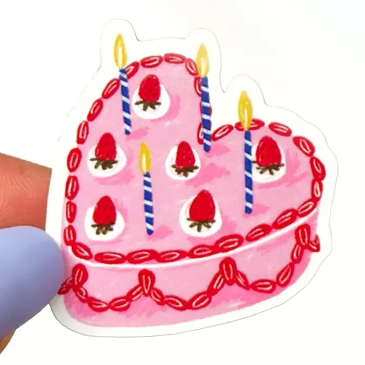 Heart Cake Sticker