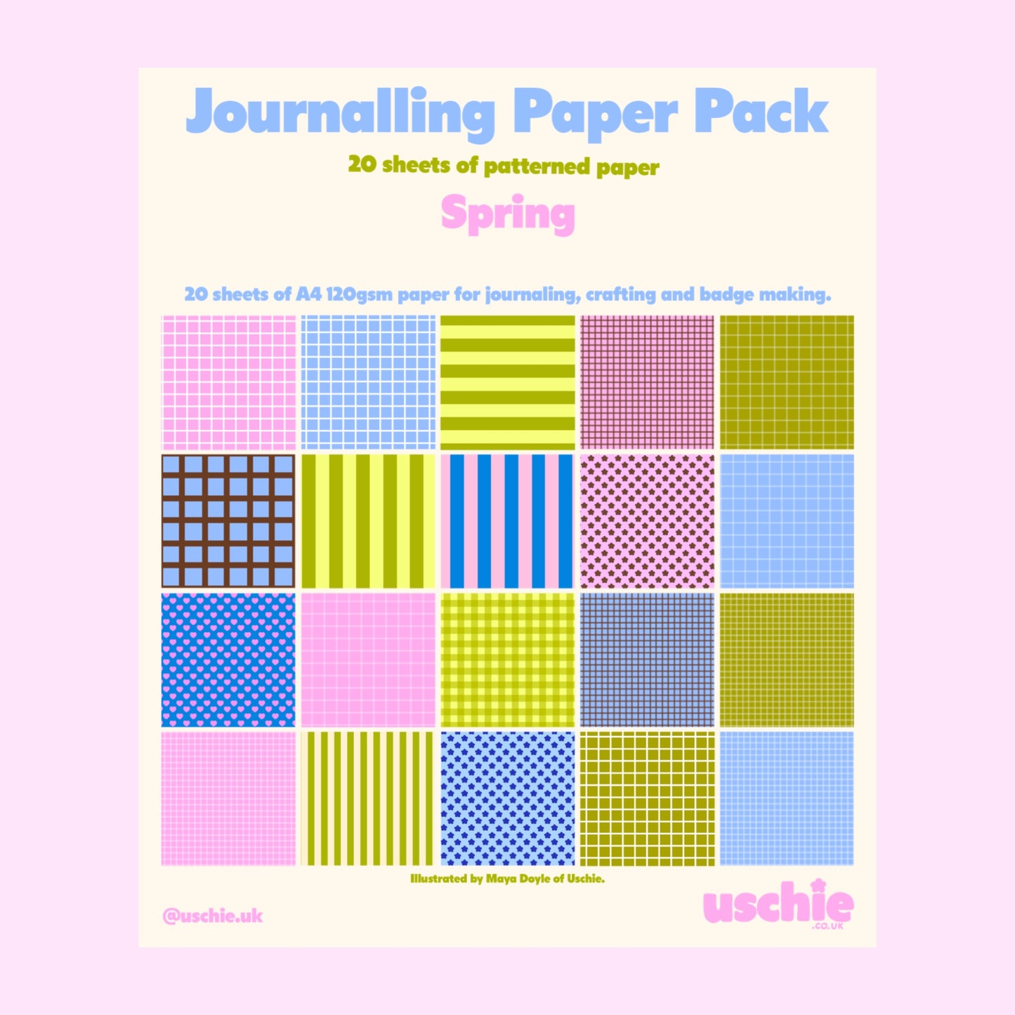 Journalling Paper Pack: Spring
