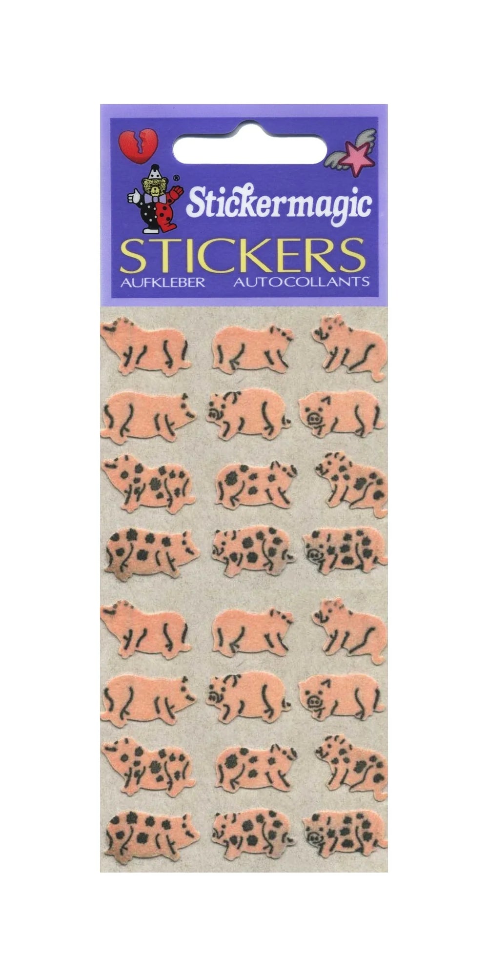Mini PigsFurry Sticker Sheet