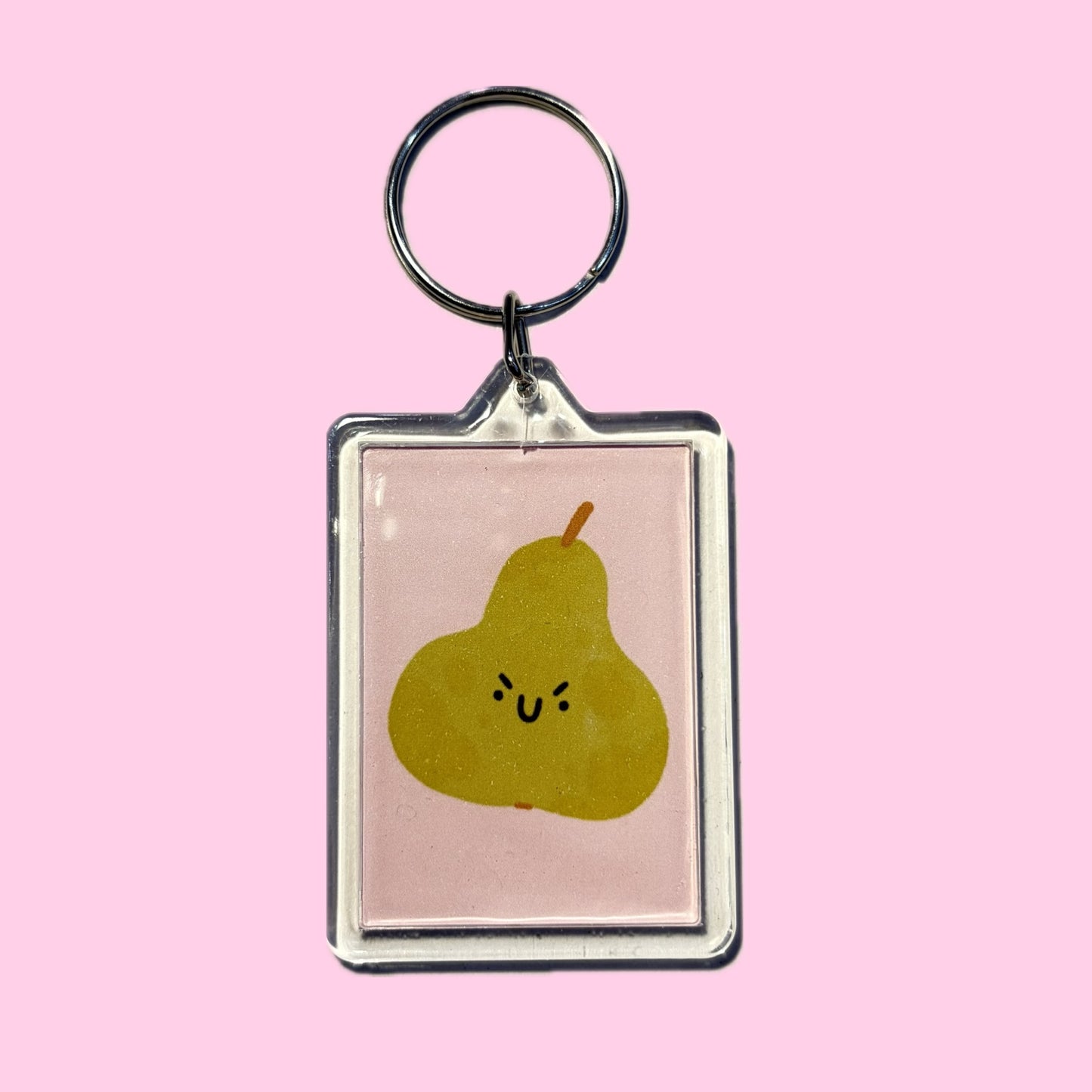 Pear Keychain