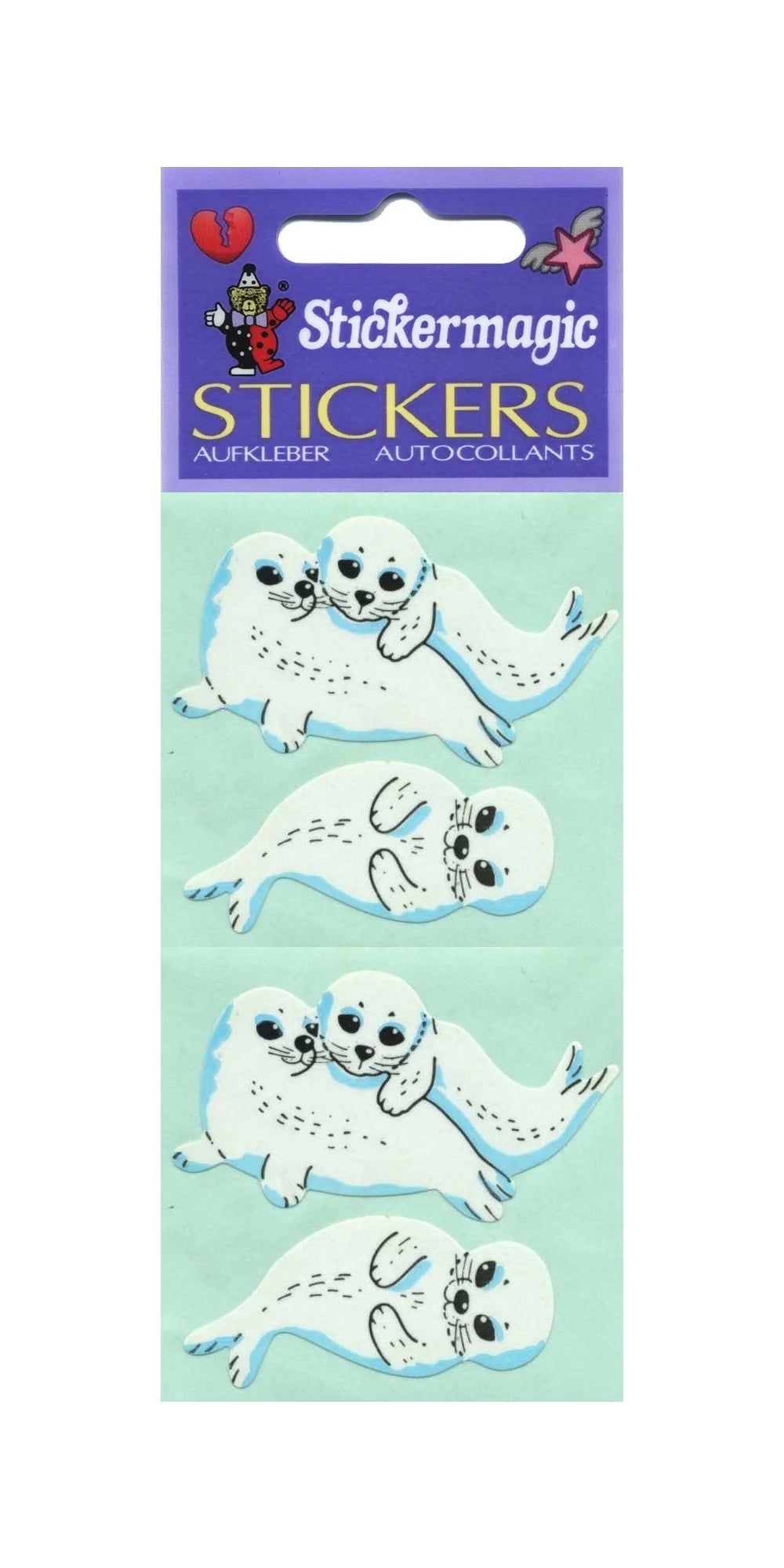 Baby Seal Paper Sticker Sheet