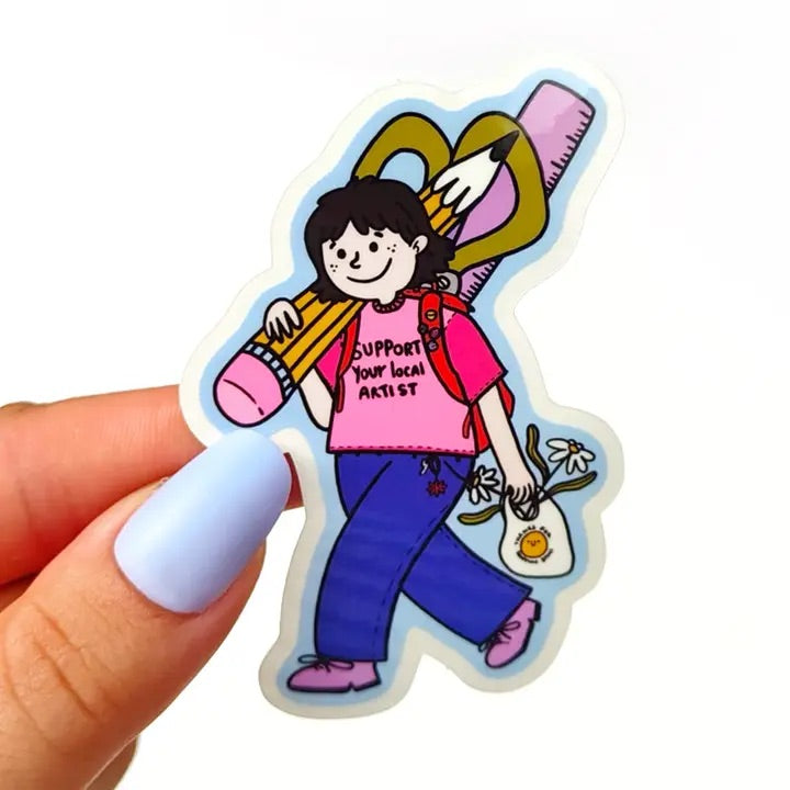 "Support Your Local Artist" Sticker