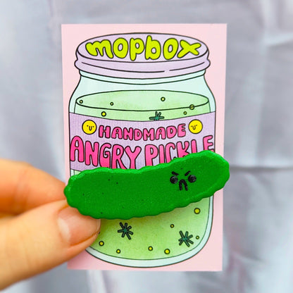 Pickle Handmade Pin Badge  - Pickle Gang
