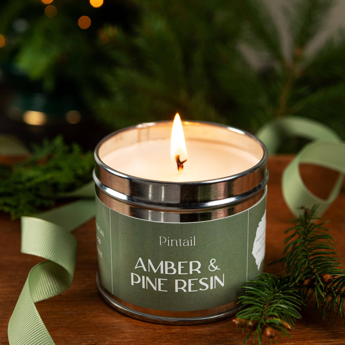 Amber & Pine Resin Classic Tin