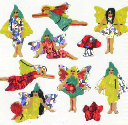 Micro Fairies Prismatic Sticker Sheet