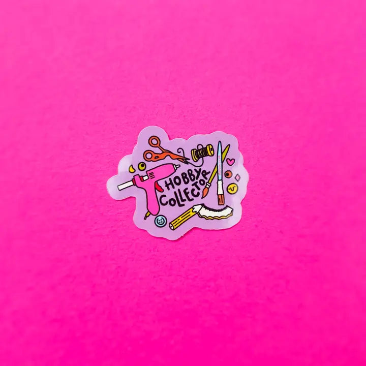 Hobby Collector Arts & Craft Materials - Vinyl Sticker