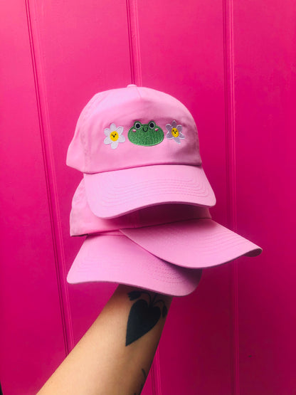 Pink Frog Hat