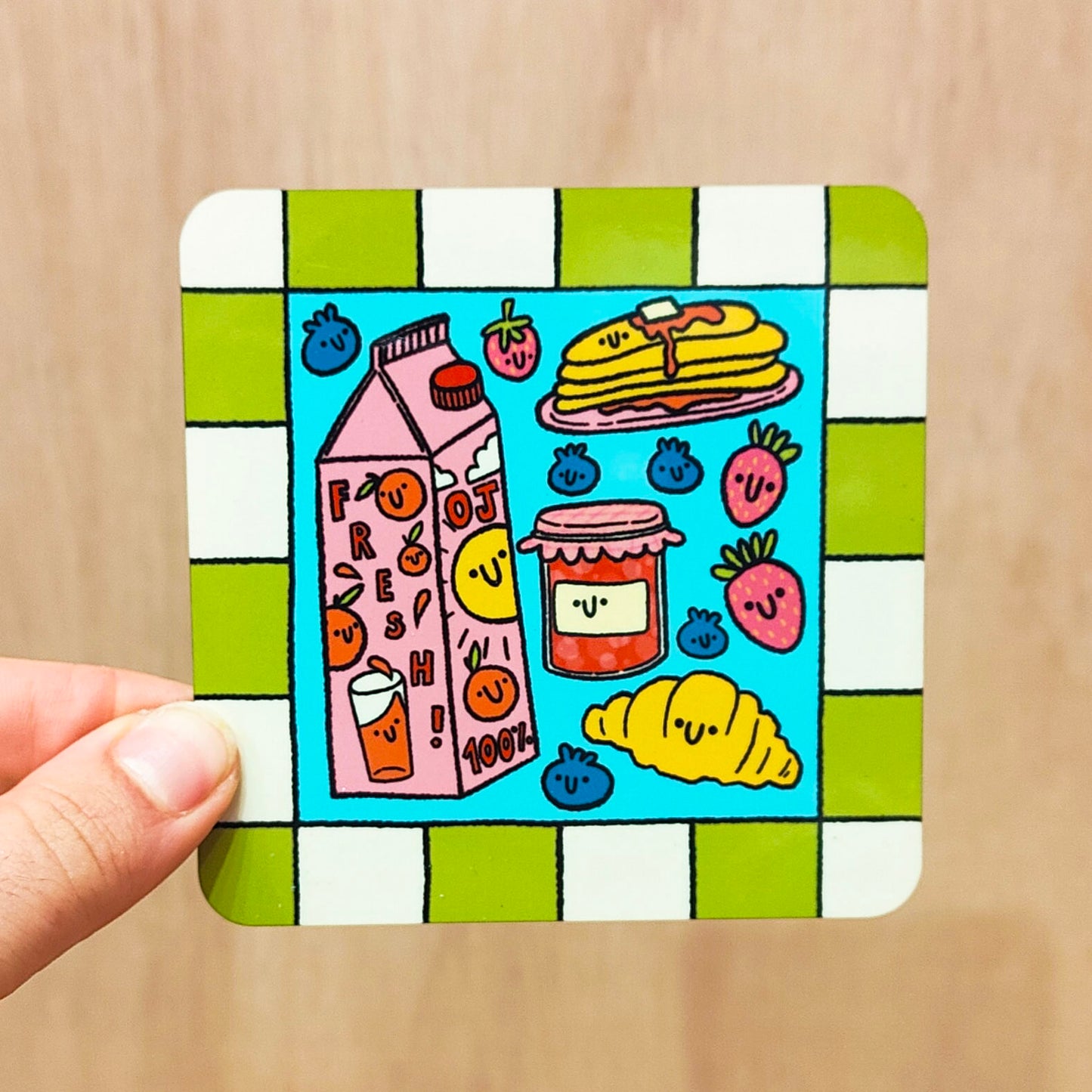 Breakfast Cute Food Coaster