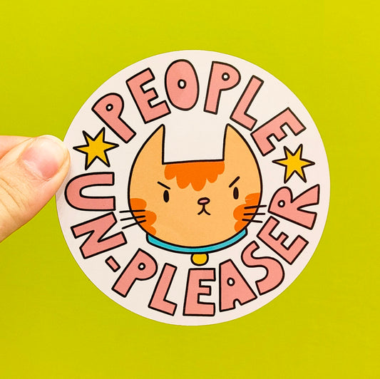 People Un-pleaser Grumpy Cat Cute Coaster