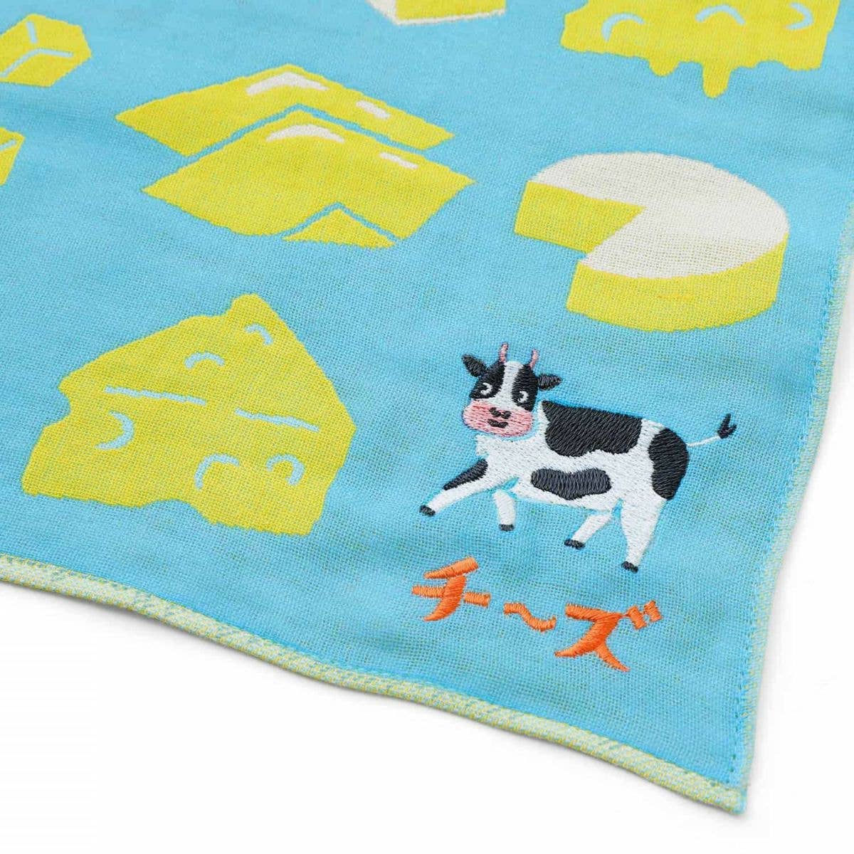 Retro Gauze Handkerchief With Embroidered Details