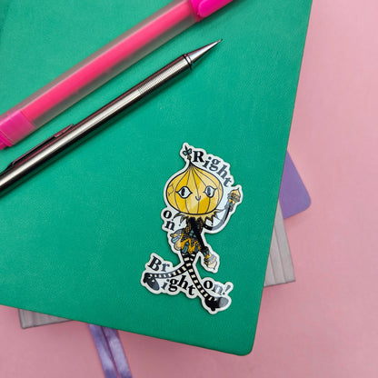 Right On, Brighton! Pavvy The Pavilion Girl - Vinyl Sticker - Wholesale Case of 6 Units