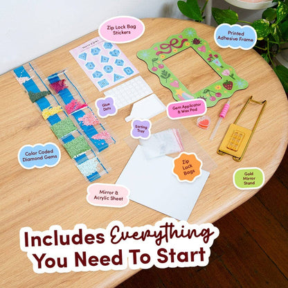 Tiny Treasures - Diamond Painting Mirror Frame Kit