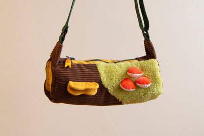 Corduroy Log Bag
